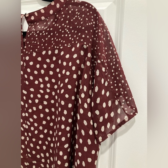 Madewell Silk Prose Flowy Dots Blouse - Picture 10 of 10